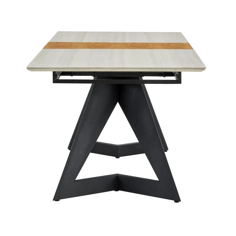 Extendable MDF Dining Table With Metal Legs suppliers